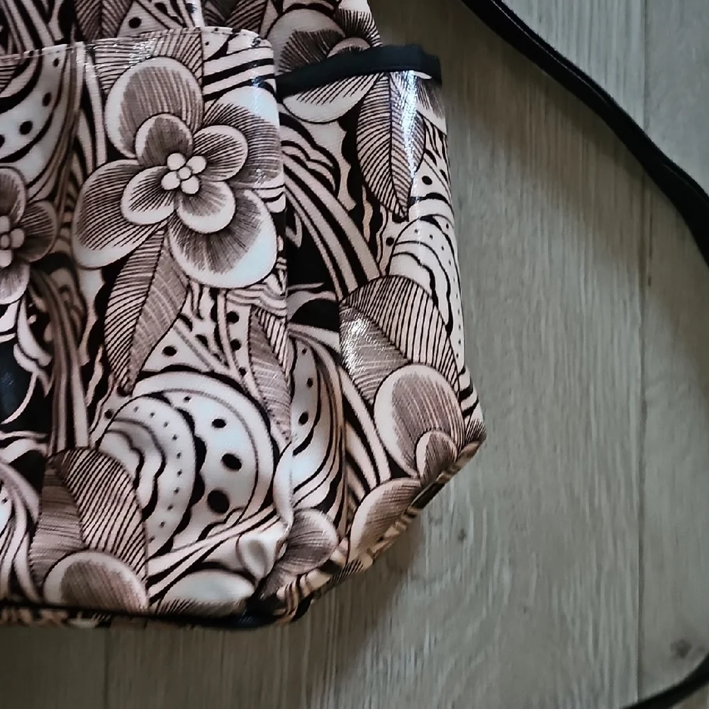 Miche Brown Floral Pattern Baby Bag